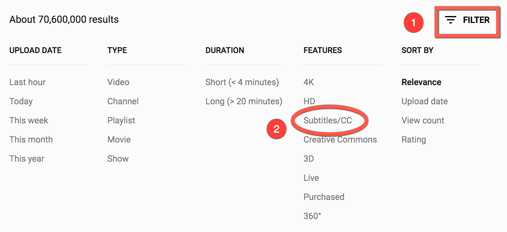 YouTube Filter