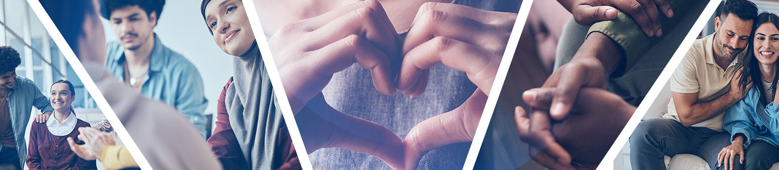 Hands making heart shape