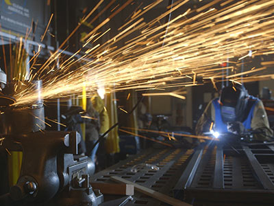 Student Welding