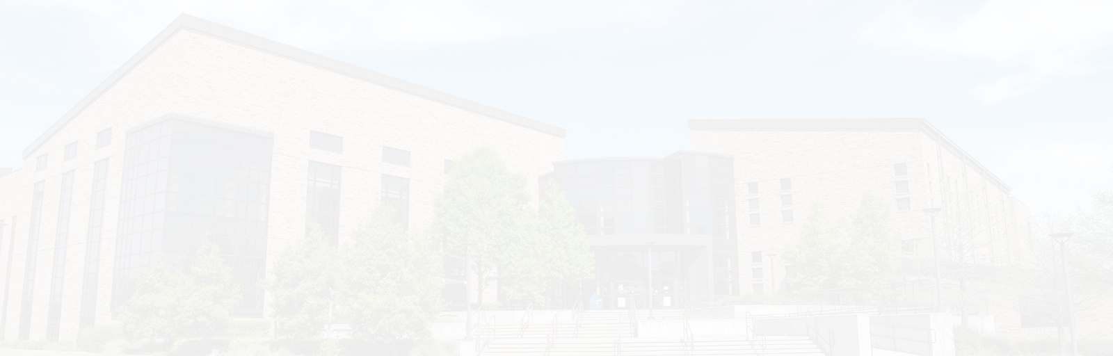 A faded picture of the Brookhaven X building main entrance