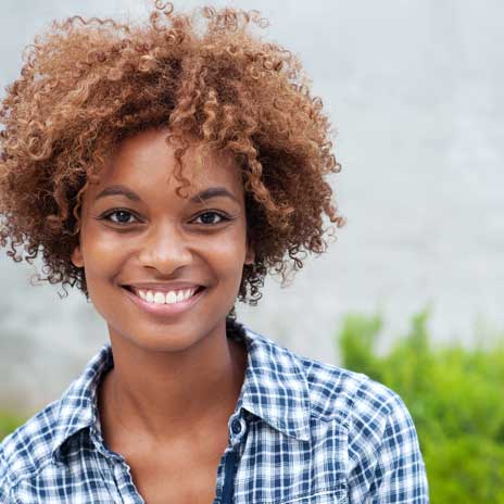Smiling student